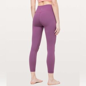 Lululemon wunder under size 4 in vintage plum. Great condition!